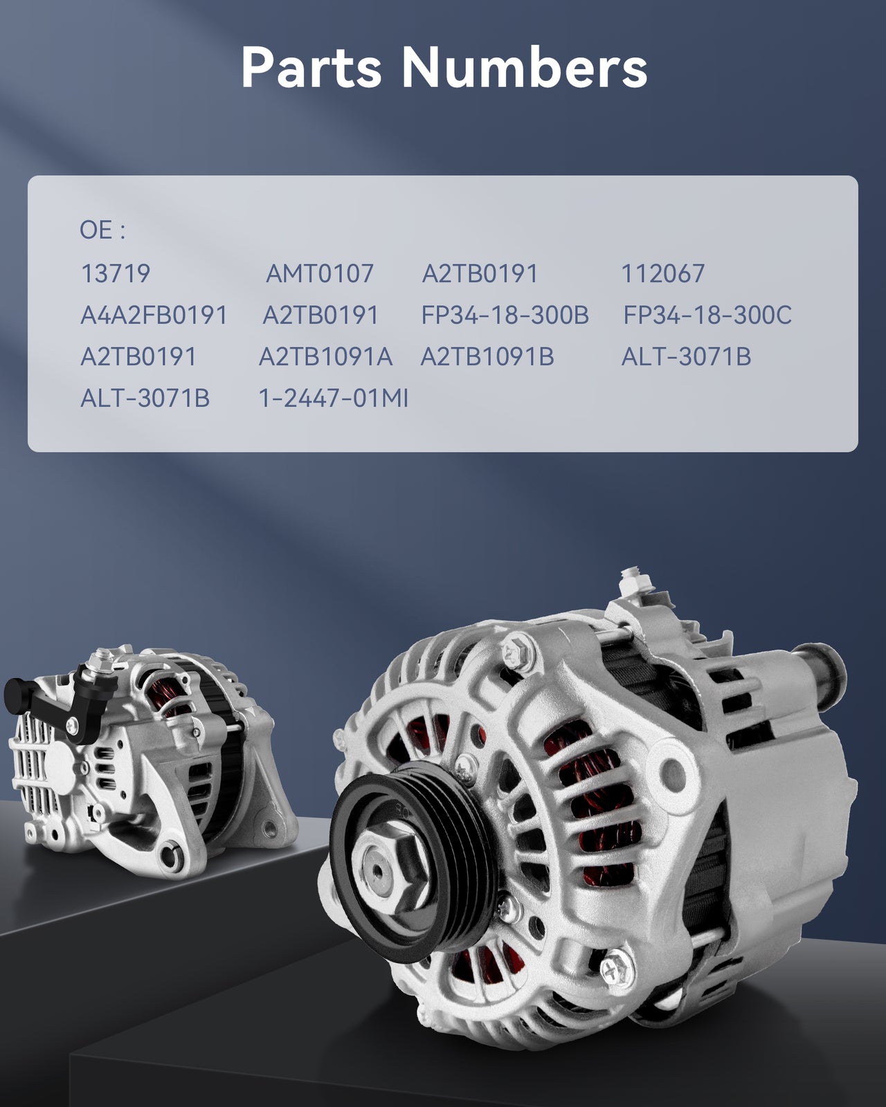 New Alternator AMT0107 for 2001-2003 for Mazda Protege 2002-2003 for Mazda Protege5