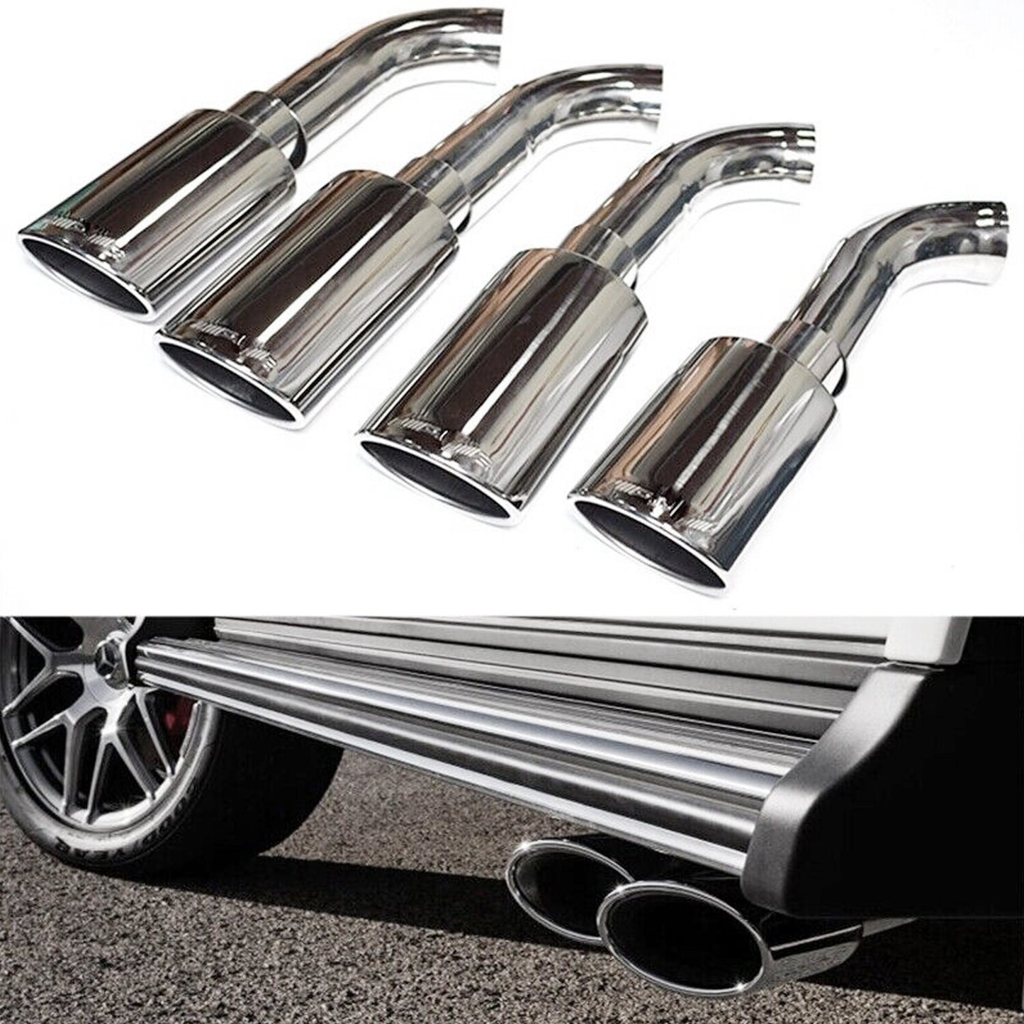 for Mercedes-Benz W464 G Class G500 G63 G550 16-19 Car Exhaust Muffler Pipe Tips