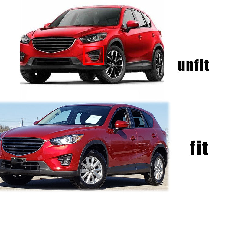 for Mazda CX-5 2013-2016 Pair Front Bumper Bezels Fog Light Cover Frame