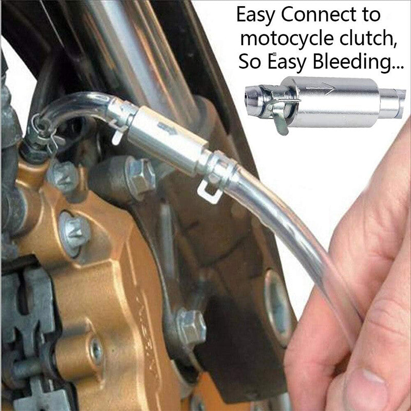 Brake Bleeding Hose - One-Way Check Valve Bleeding Tool Kit for Cars and Motorcycles