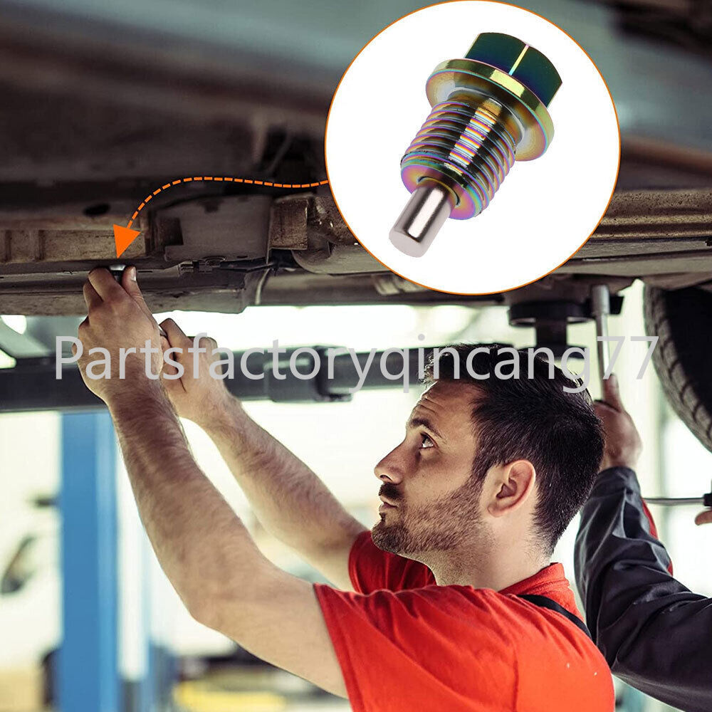 Magnetic Engine Oil Drain Plug Nut Screw Bolt Sump Nut Car Accessories M14x1.5