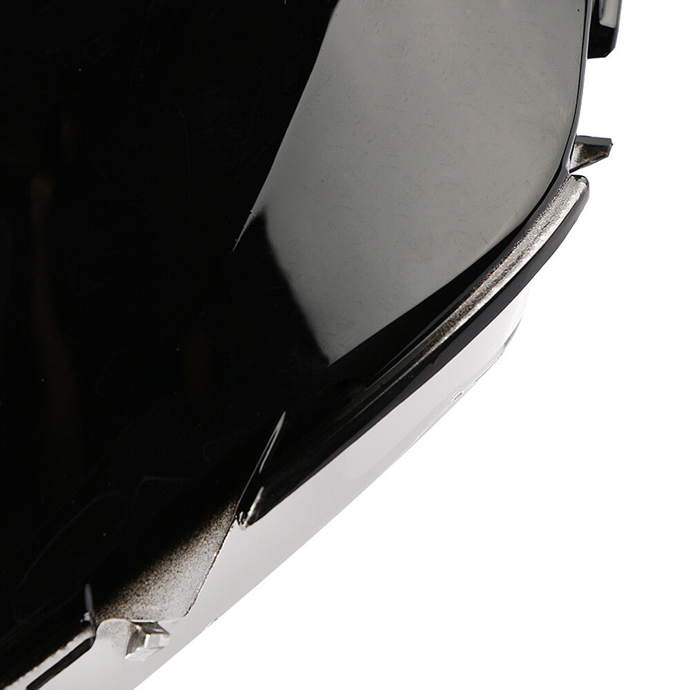 Two-piece headlight lens cover with transparent lens housing suitable for 2014-2017 for Volkswagen for Golf 7 models.