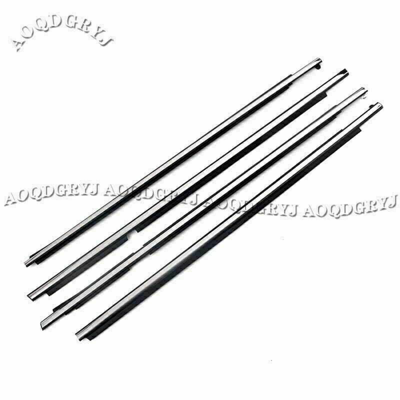 4p for Land Cruiser LC200 08-2021 Quarter Door Belt Moulding W/ Chrome Strips