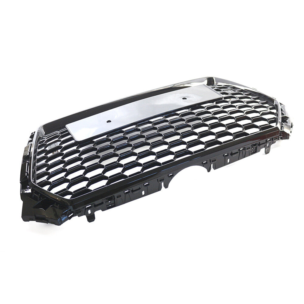 Honeycomb Black Mesh Hex Grille for Audi A4/S4 B9 RS4 Style 2017-2019 17