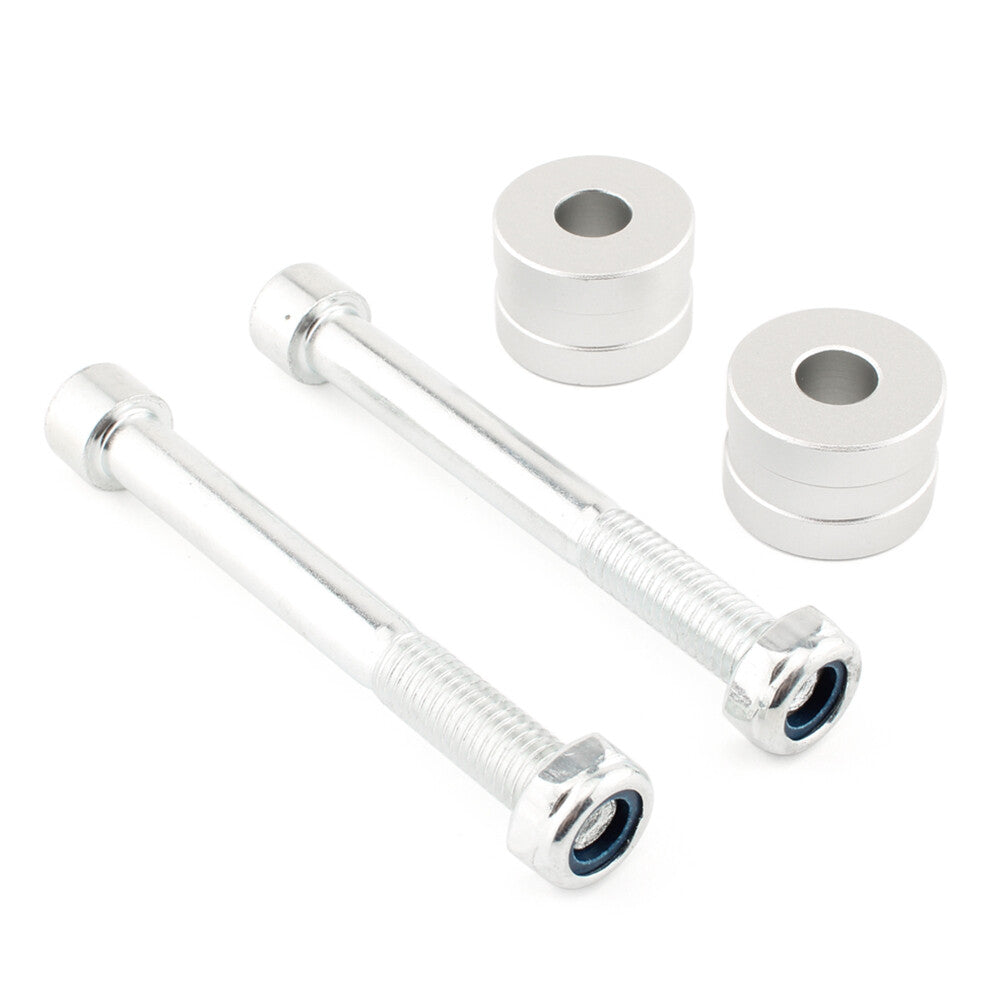 Handle Bar Risers Kit for Ducati Hypermotard 1100 2007-2009 Silver Motorcycle