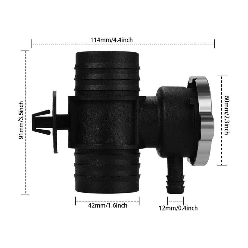 Coolant Filler Neck Radiator Hose Connector Cap for Chrysler for Dodge for Jeep Jouney