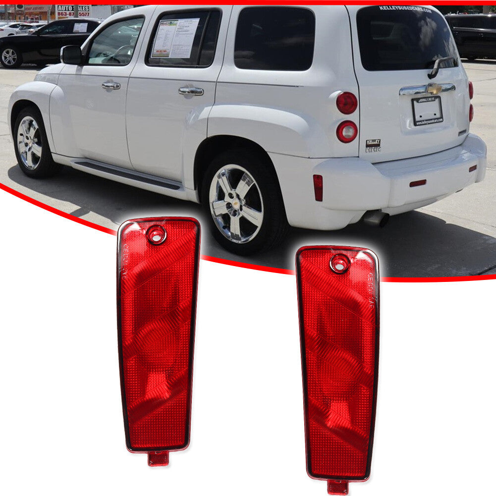 Red lens rear fender side marker light housing LH+RH suitable for 2006-11 for Chevrolet HHR