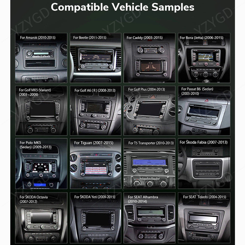 for SEAT Alhambra 2014 Stereo Android Auto Carplay Car Radio Screen GPS DSP WIFI