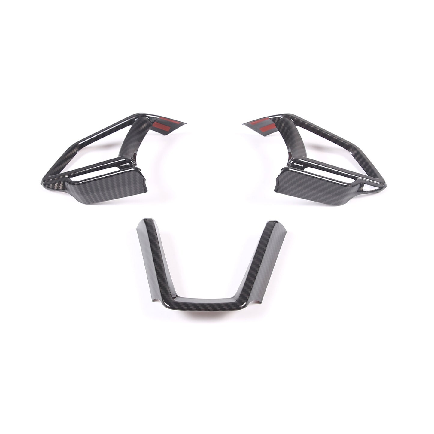4-Piece Window Lift Lock Switch Panel Trim for Infiniti G25 G37 2010-13 Carbon Fiber
