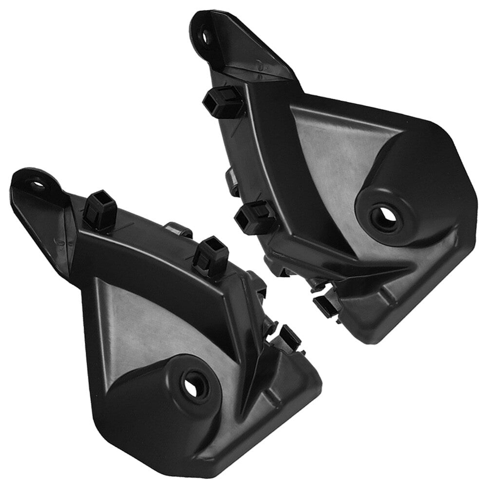 Pair For Model X 2016-2020 Black Front Bumper Fender Bracket Mount Support
