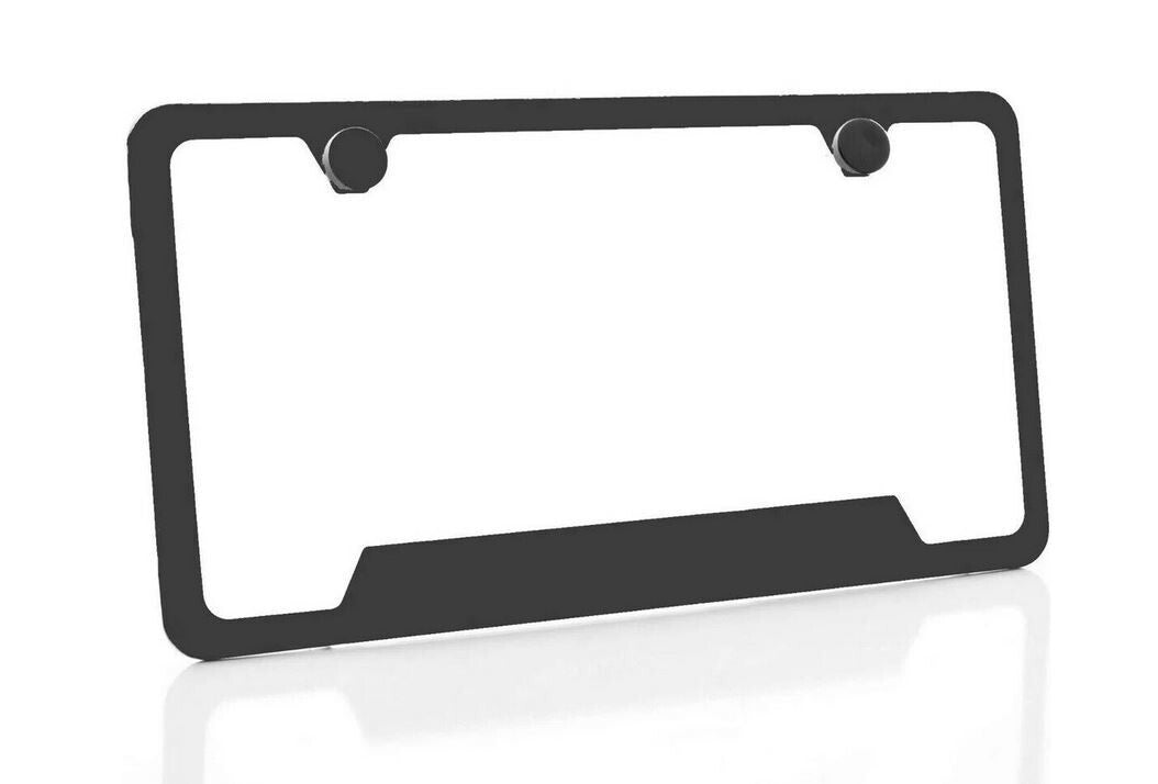 Car license plate frame cover with powder coating matte black finish suitable for Kia for Lexus
