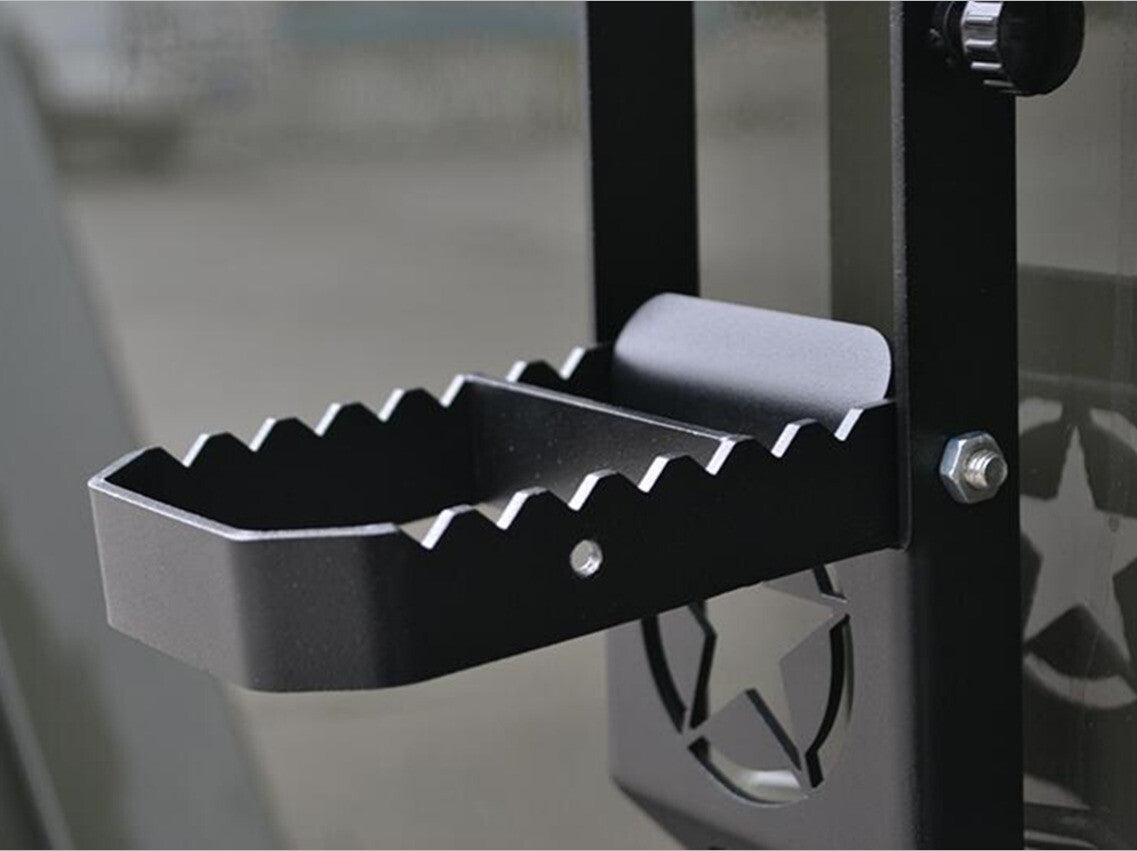 For 2018-2021 for Jeep for Wrangler JL Folding Car Roof Foot Pedal Ladder Accessories