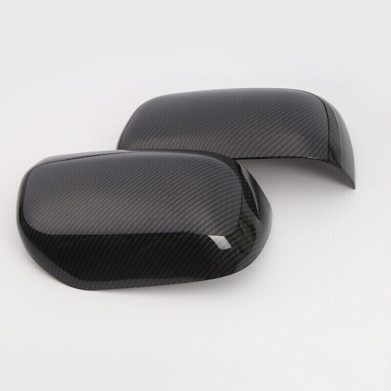 Carbon Fiber Rearview Mirror Cover Trim for Mitsubishi Pajero Montero 2009-2021