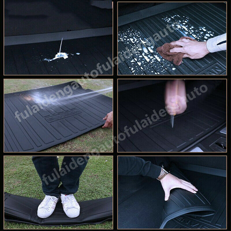 for HONDA CR-V 17-22 Black TPO Rear Trunk Cargo Floor Tray Liner Boot Pad Mat 1x