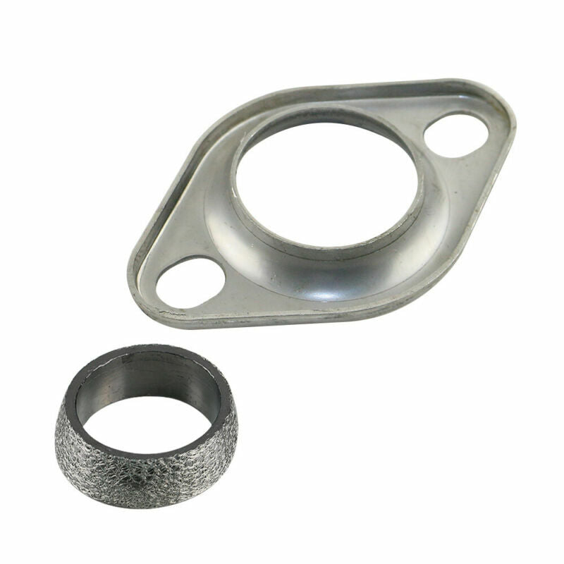 2.5 Exhaust Collector Flange Donut Flange Header Stainless Steel + Gasket