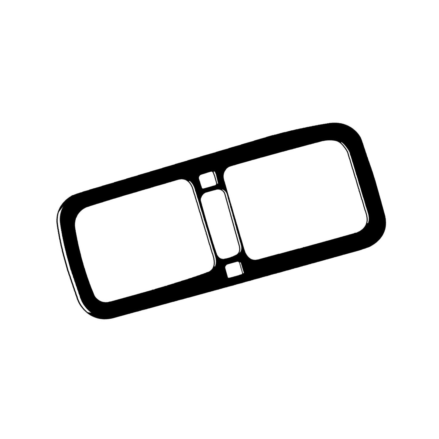 Piano Black Rear Center Air Vent Outlet Cover Trim for Infiniti G37 2010-2013