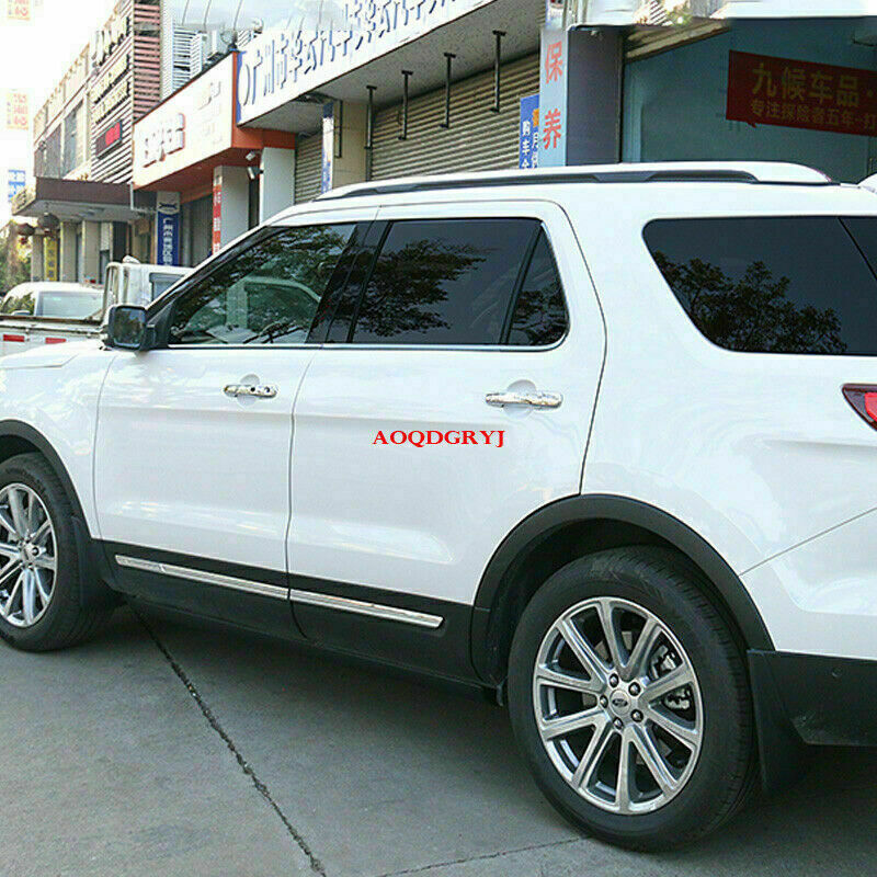 for Ford Explorer 2011-19 piano black Bottom Lower Window Frame Sill Trim Cover