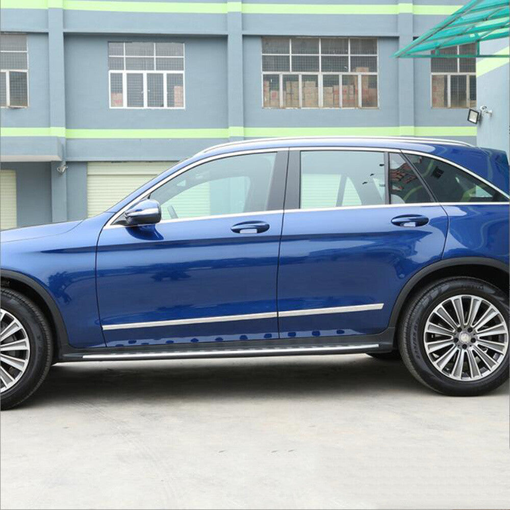Steel Chrome Side Door Body Molding Cvoer for Benz GL GLE GLS ML 13-19 GLK 09-15