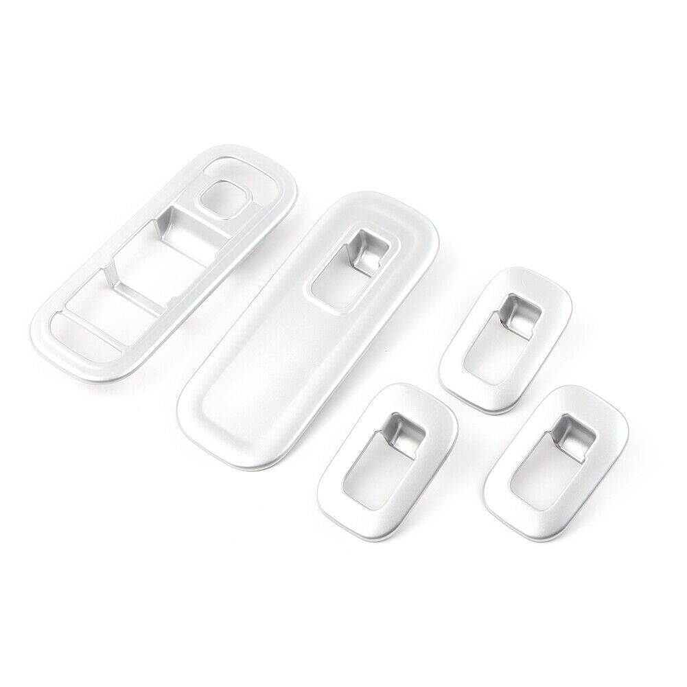 Left Drive Door Window Switch Cover Trims Silver For 2019 for Mercedes-Benz A-Class