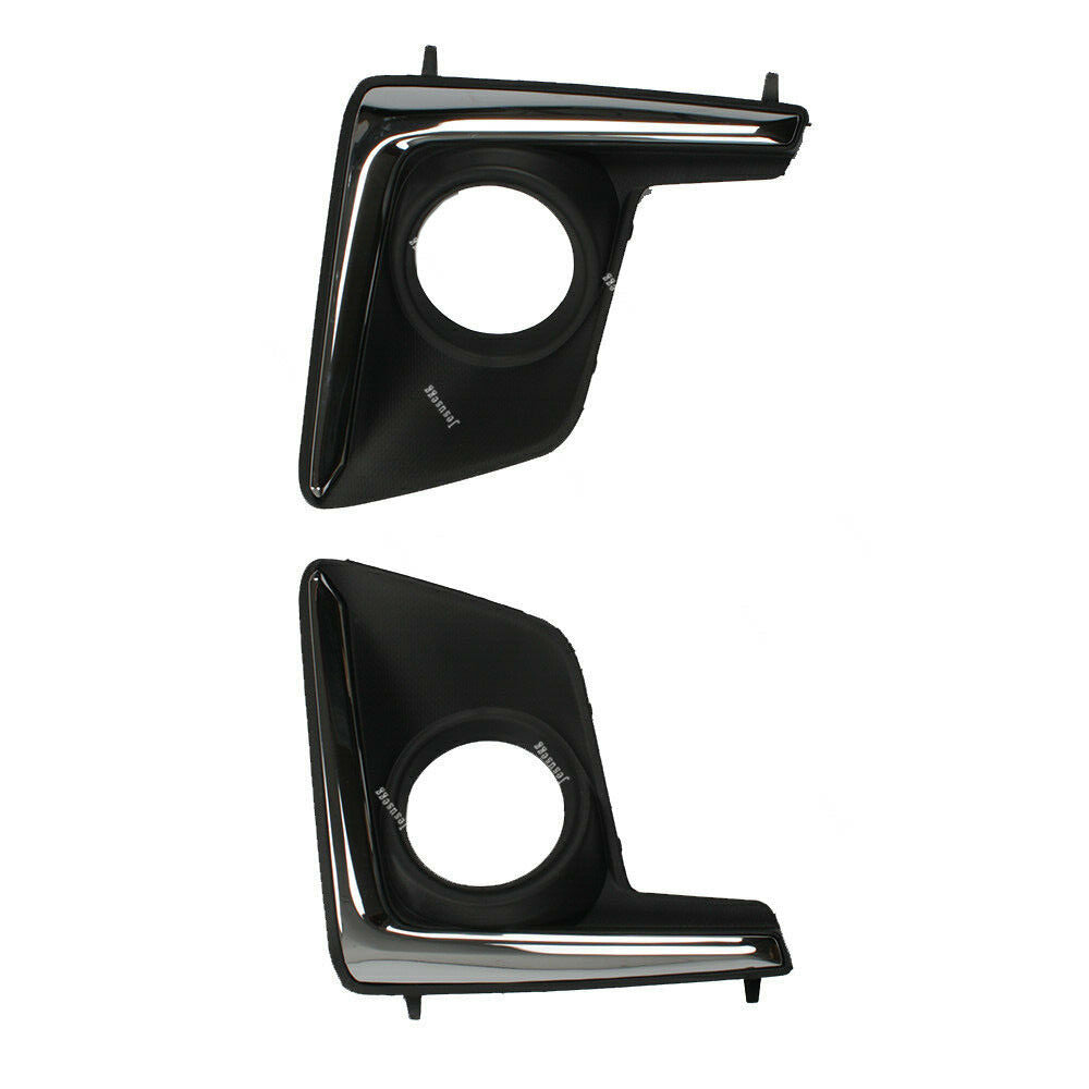 Left and Right Front Fog Light Lamp Bezel for 2016 2017 2018 for Subaru Crosstrek