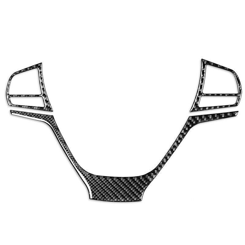 Real Carbon Fiber Car Steering Wheel Cover Trim for BMW X3 X4 F25 F26 2011-2017