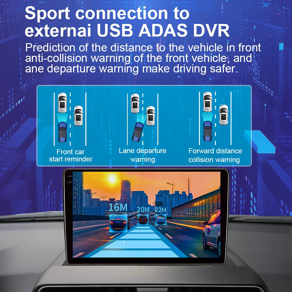for Toyota Vios Yaris 2018-2020 CarPlay Car Radio GPS Multimedia Player Screen