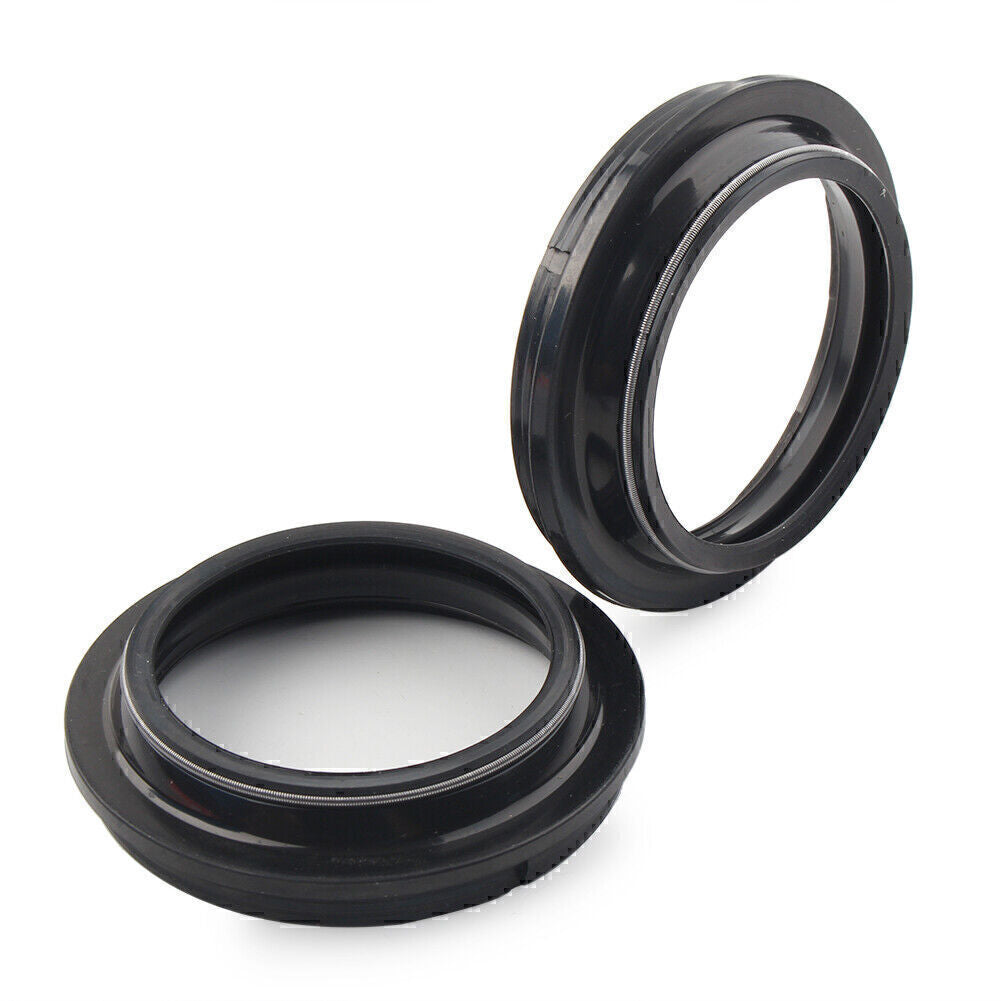 2x 43X52.9-9.5/10.5 MM Motor Front Fork Damper Shock Absorber Fork Dust Oil Seal
