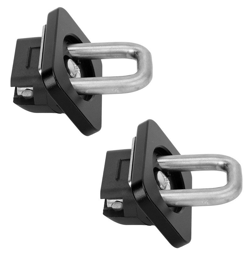 1Pair Inner-Bed Retractable Truck Bed Tie-Down 35° Anchor Aluminum for Chevy / for GMC