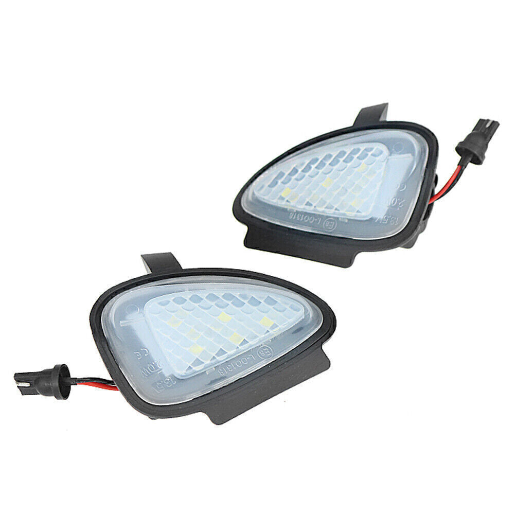 2x CAN-bus White LED Under Side Mirror Puddle Lights Fit for VW for Golf MK6