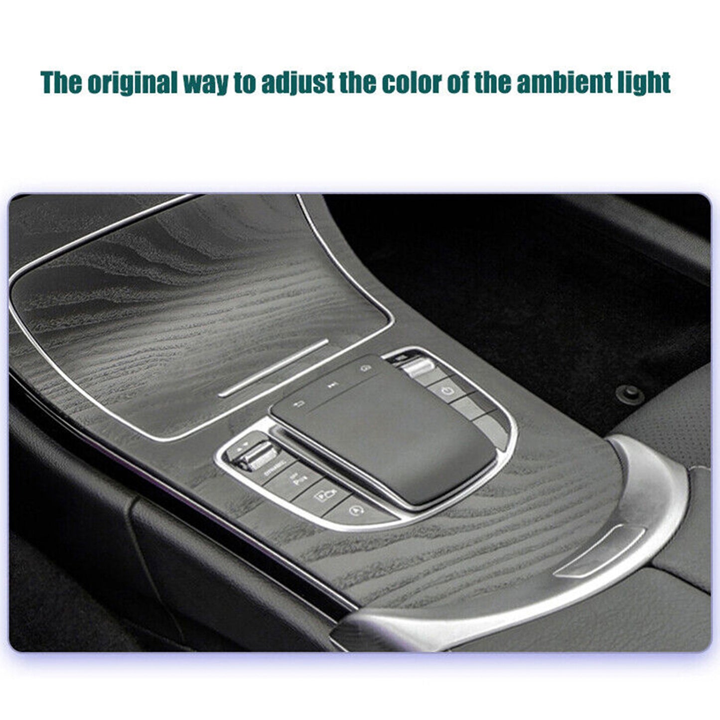 12/64 colors for Co -pilot Ambient Light Atmosphere Lamp for Mercedes-Benz W205| X253