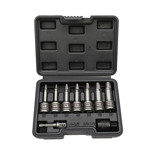 9Screw Extractor Set Hex Head Multi-Spline Easy Out Bolt Extractor Remover Tool