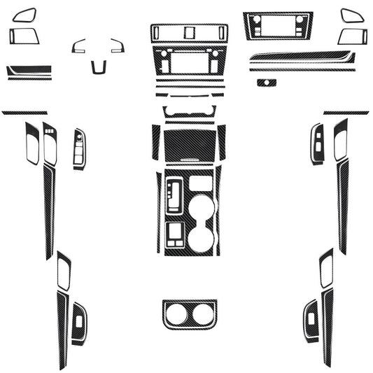 Carbon Fiber Interior Full Set Cover Trim for Subaru Outback Legacy 2015-2017