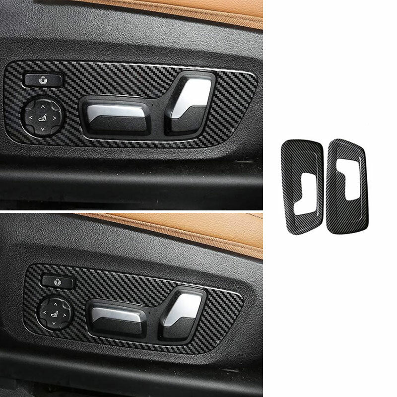 Carbon fiber style for seat side covers suitable for BMW 3 Series G20 2020 - 2022