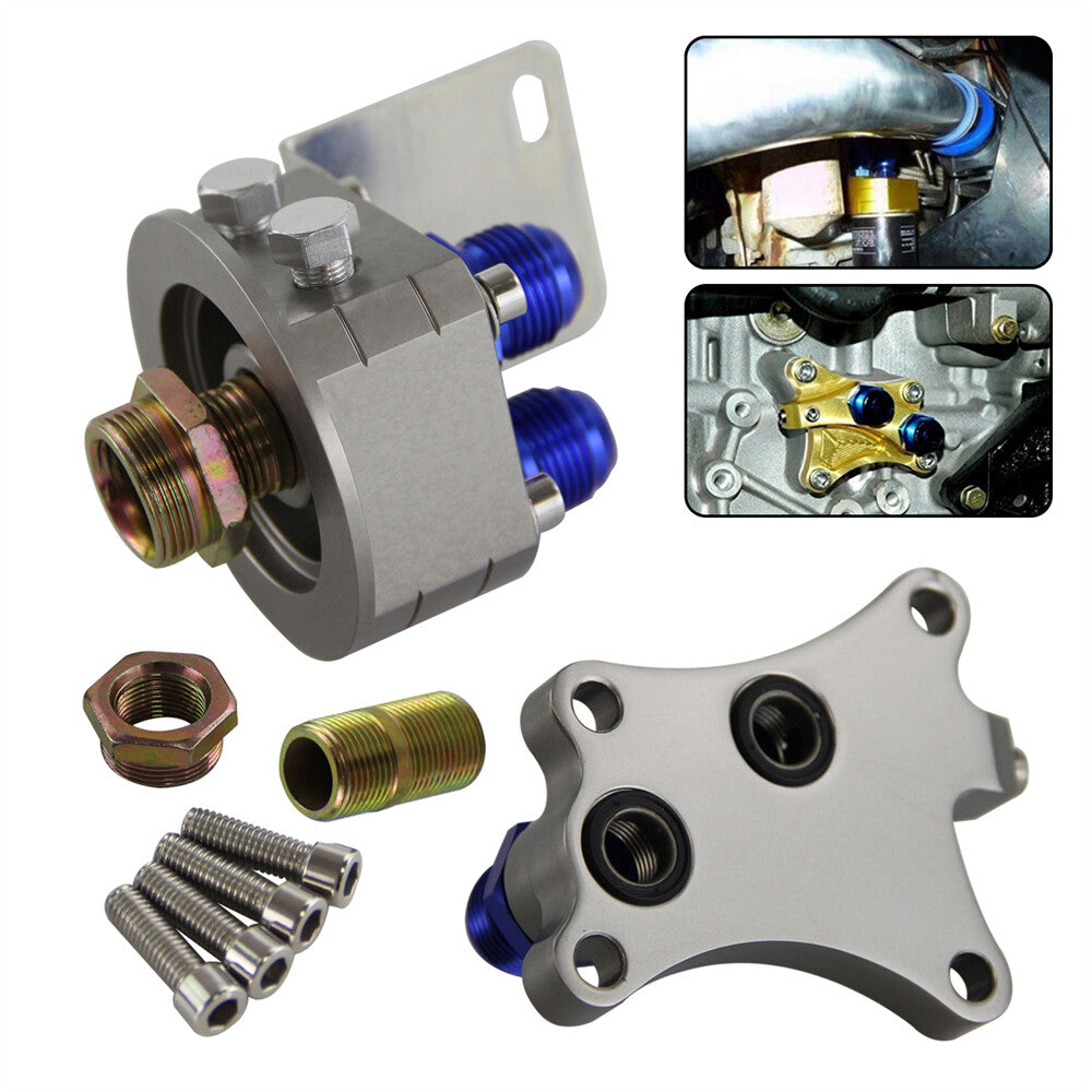 Oil Wedge Block Adaptor for Nissan Silvia S13 S14 S15 240SX 200SX SR20DET