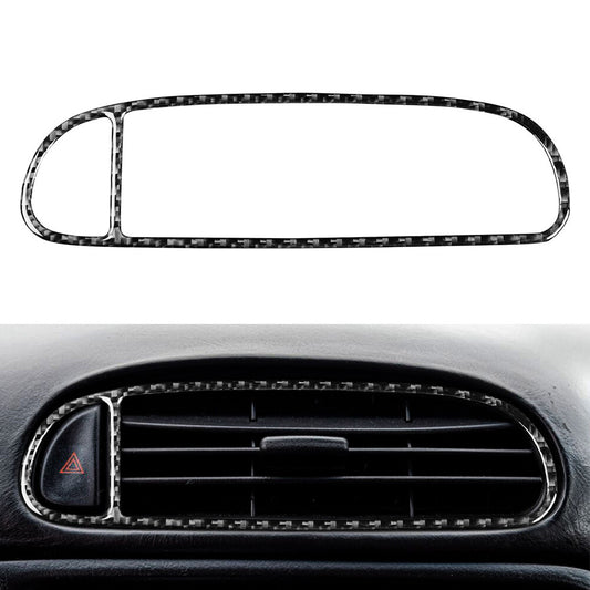 Carbon Fiber Center Air Vent Cover Trim for Chevrolet for Corvette C5 1998-2004