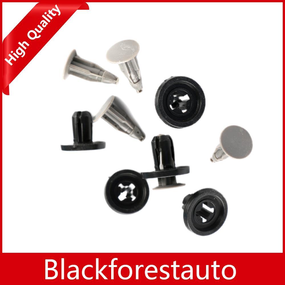 25Pcs Bumper Cover Clip Nylon Push Type Retainer Fastener Black for 4Runner RAV4