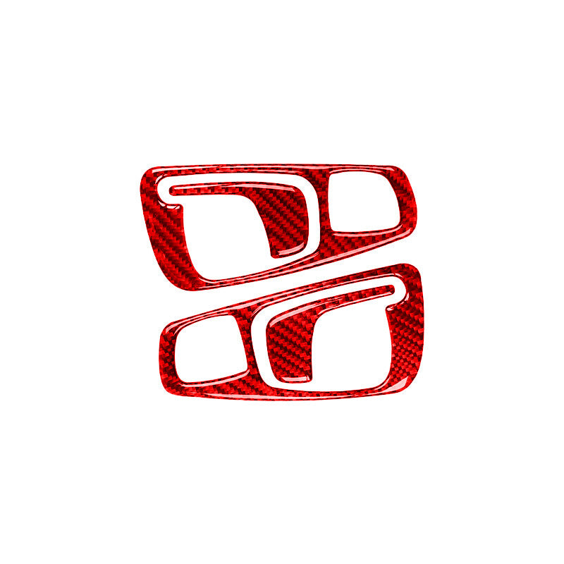 4pcs Red Carbon Fiber Interior Door Handle Cover Trim for Honda S2000 2004-2009