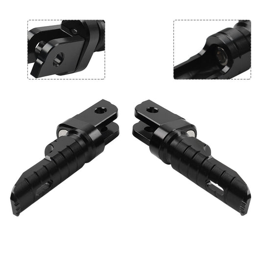 Black Front Footrest Foot Peg for BMW R Nine T Scrambler/Pure 20-23 F900R F900XR