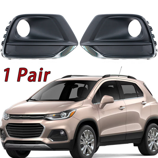 for Chevrolet Trax Tracker 2017-2019 Fog Light Cover Fog Lamp Grille With Holes