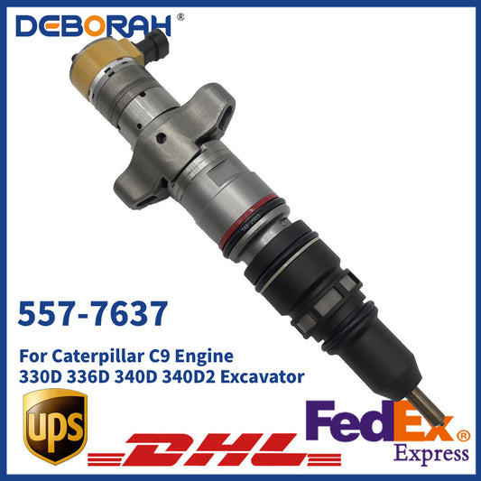 557-7637 Fuel Injector For Caterpillar C9 Engine 330D 336D 340D 340D2 Excavator