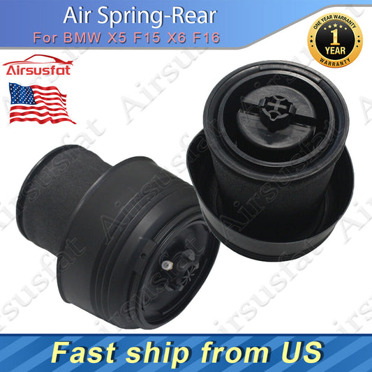 2Pcs Rear Left+Right Air Suspension Spring Bag for BMW X5 F15 X6 F16 37126790079