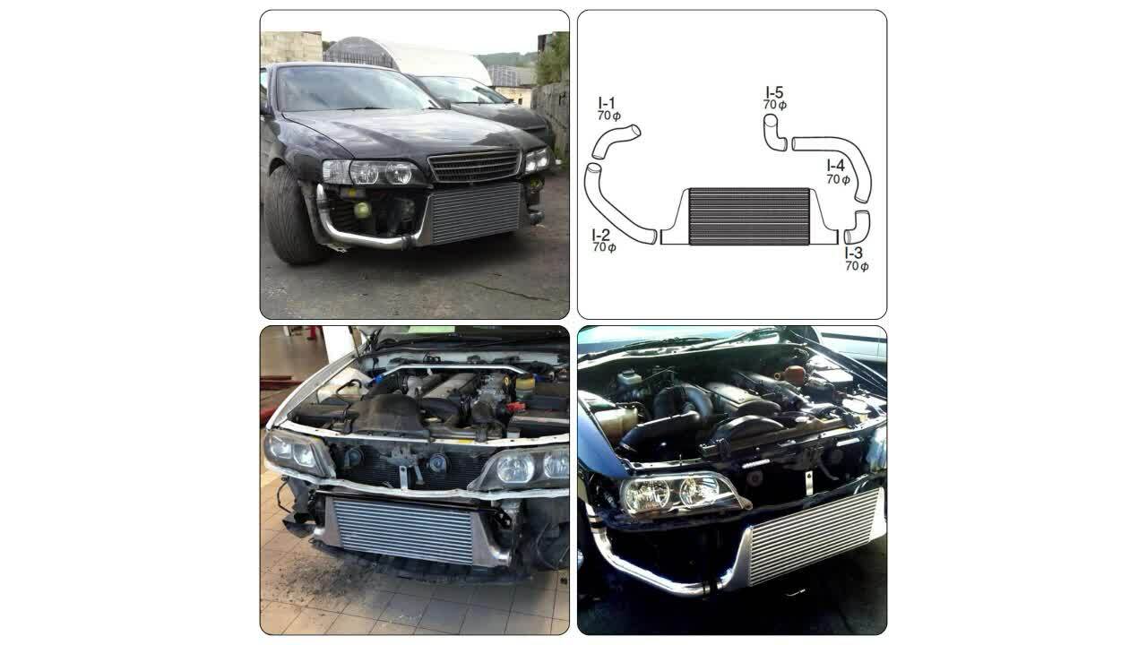 Tuning High Performance Intercooler Fit for Toyota Chaser Mark II JZX90 JZX100 96-01