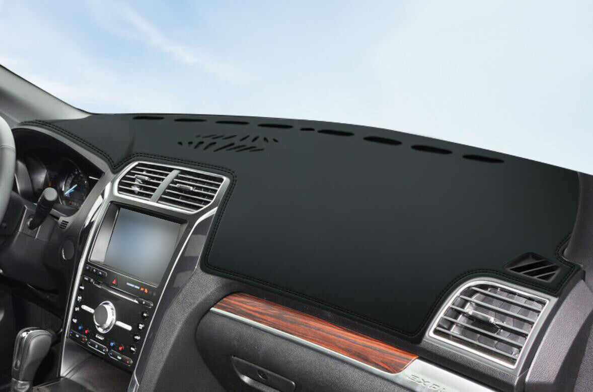 for Ford Explorer 2016-2019 Leather Dash Mat Dashboard Cover Dashmat Inner Pad