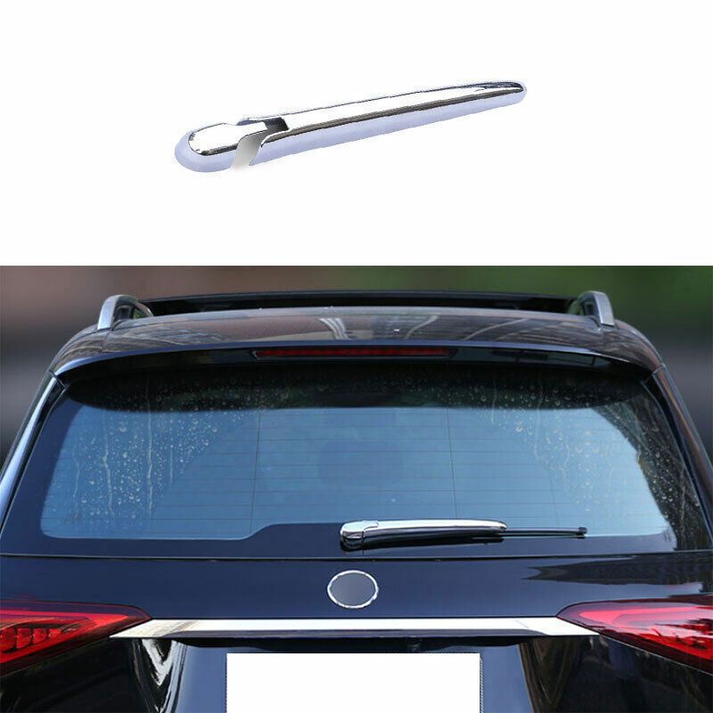 for Benz GLE GLS 2020-23 Chrome ABS Rear Window Rain Wiper Molding Cover Trim 2P