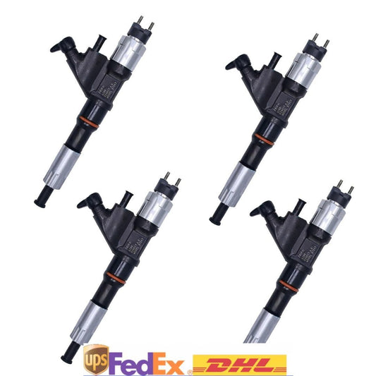 4X Fuel Injector 095000-6700 R61540080017A For HOWO for Ssangyong WD615 VD615
