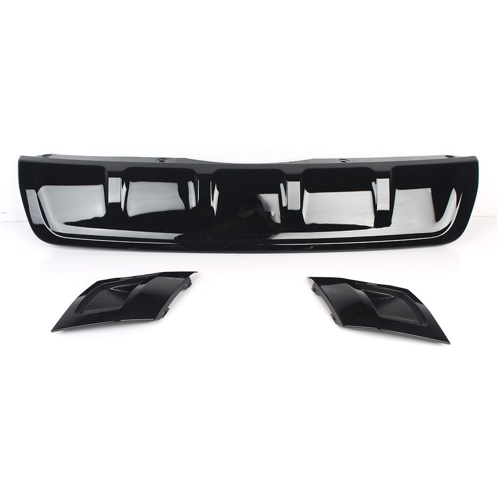 Rear Bumper Lower Skid Plate Trim Glossy Black for Land Rover Discovery 5 17-19