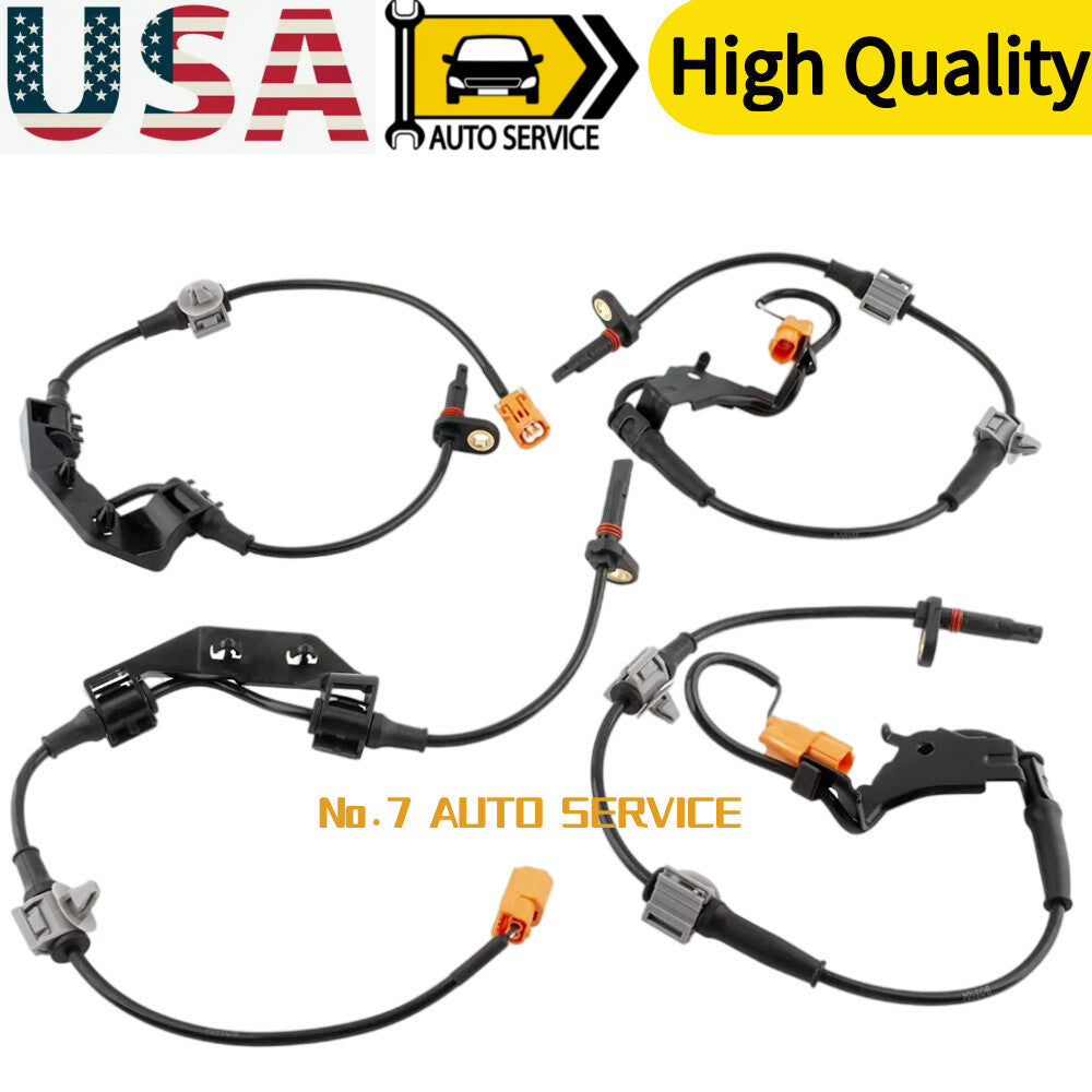4 ABS Wheel Speed Sensor Front-Rear Left/Right Fits 2003-2011 for Honda Element 2.4L
