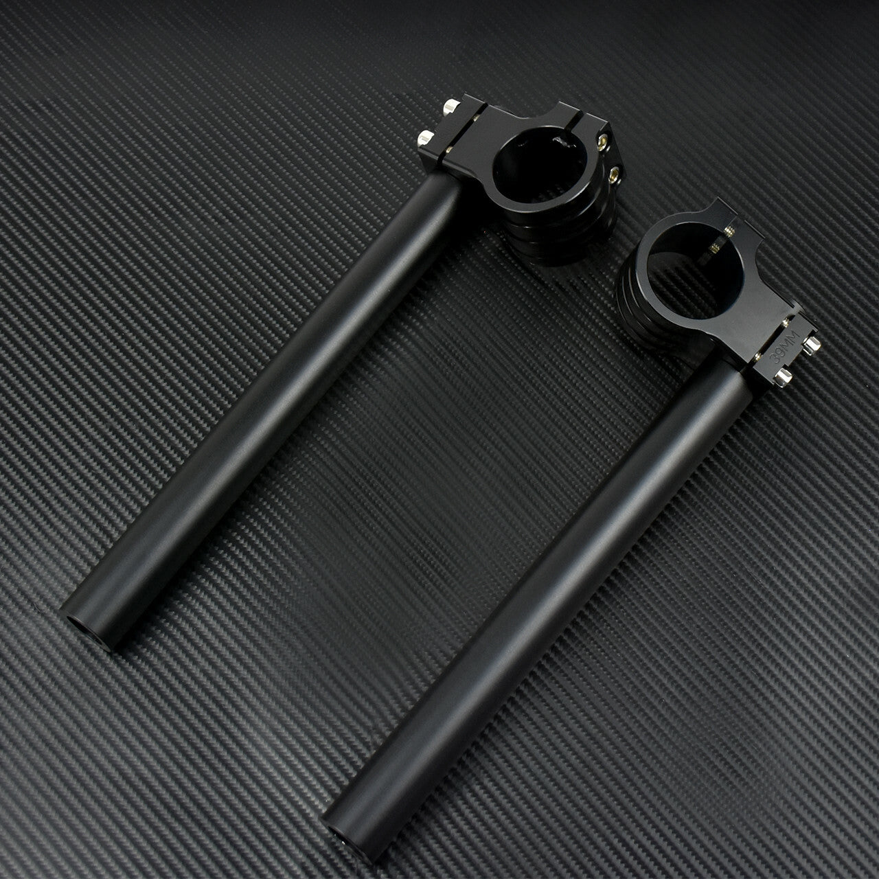 Universal 1 39mm Clip-On Handlebars Fit for Harley Bobber Chopper Cruiser Racer