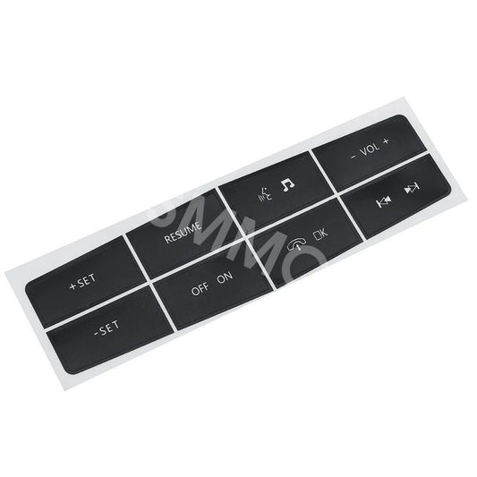 Car Steering Wheel Switch Control Button Decals Fit for Ford for Mustang 2010-2012