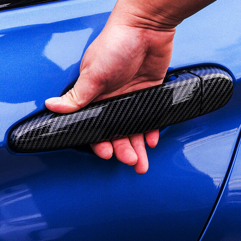 Carbon Fiber Style Car Door Handle Cover Car Accessories for BMW X1 12-15 E84